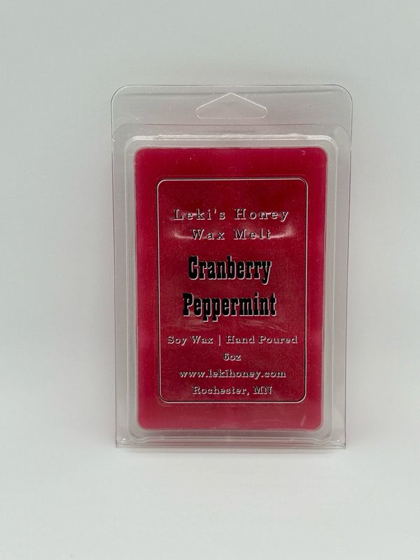 Cranberry Peppermint 6oz Wax Melt