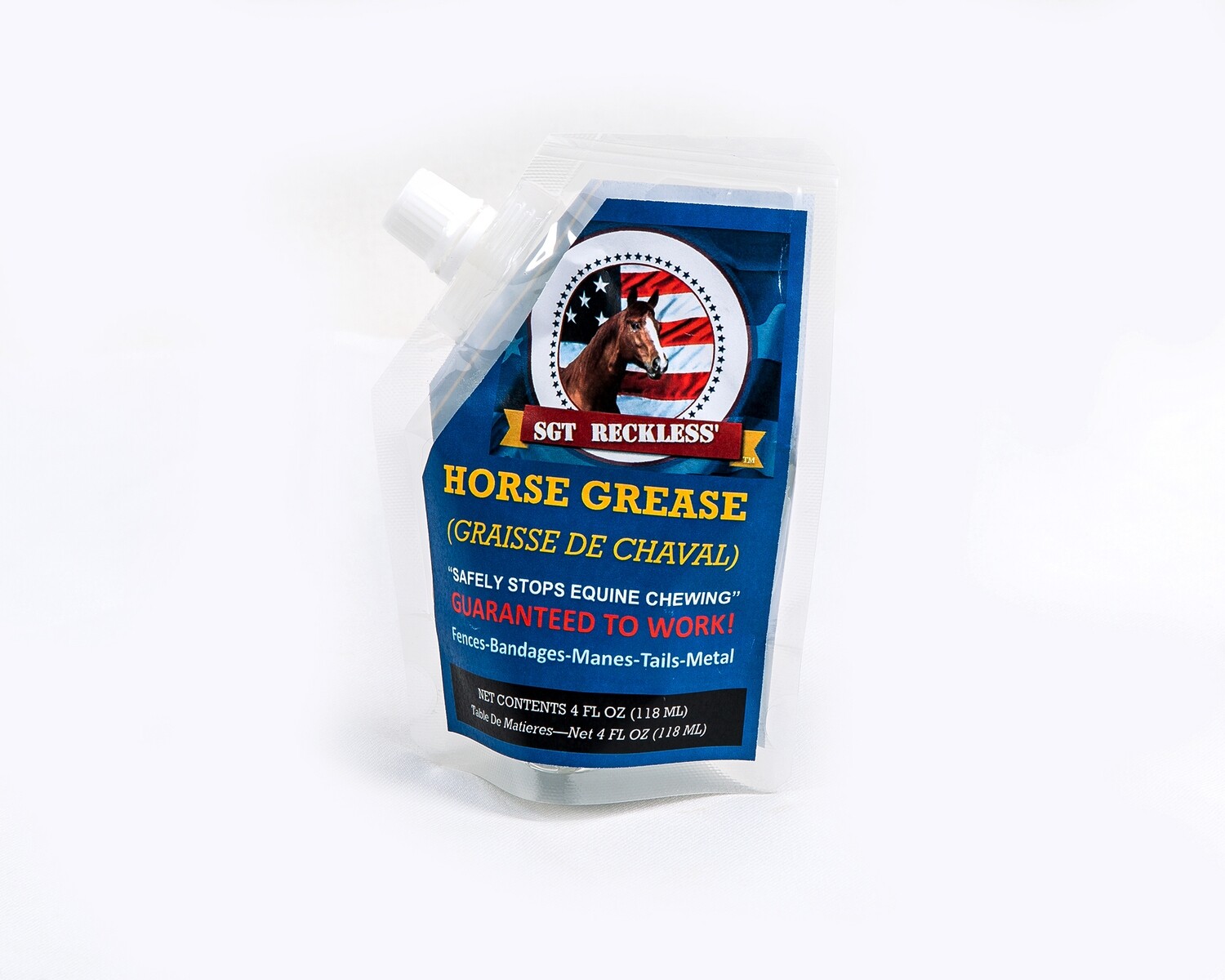 Sgt Reckless Horse Grease 4 oz