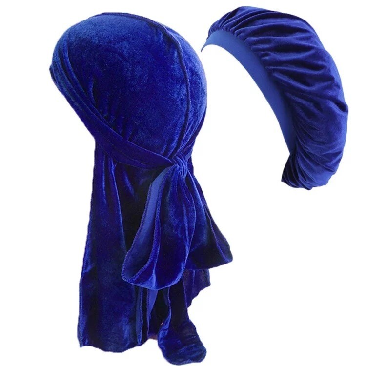 Velvet Durag and Bonnet Set