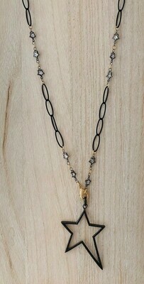 Silhouette Star Necklace