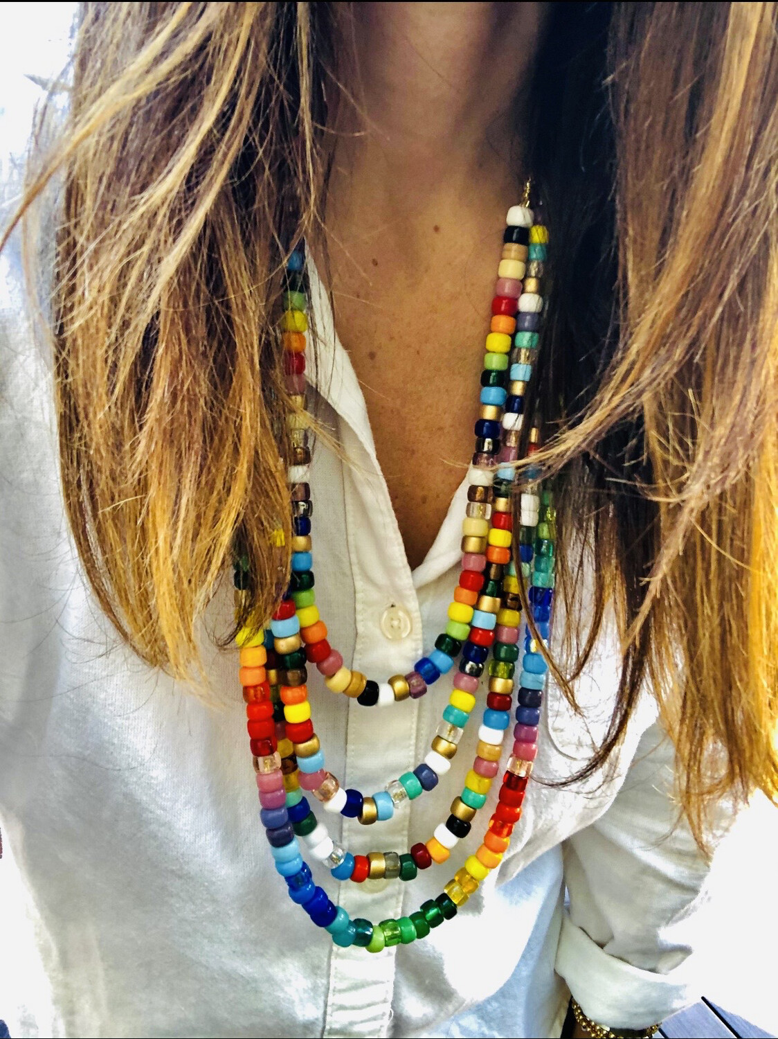 Glass Bead Necklace