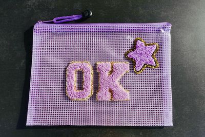 OK &amp; Star Zipper Bag