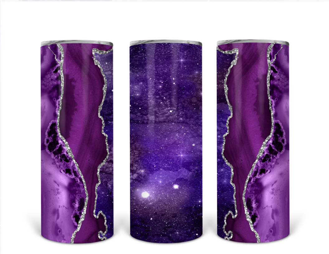 Purple Galaxy tumbler