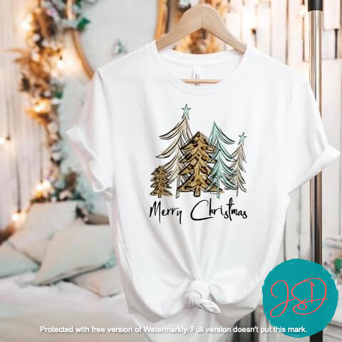 Christmas- woodland trees