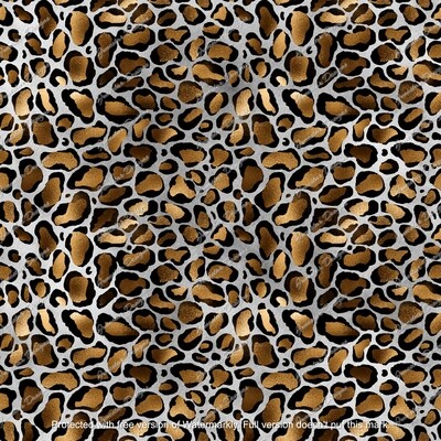 Gold leopard tumbler