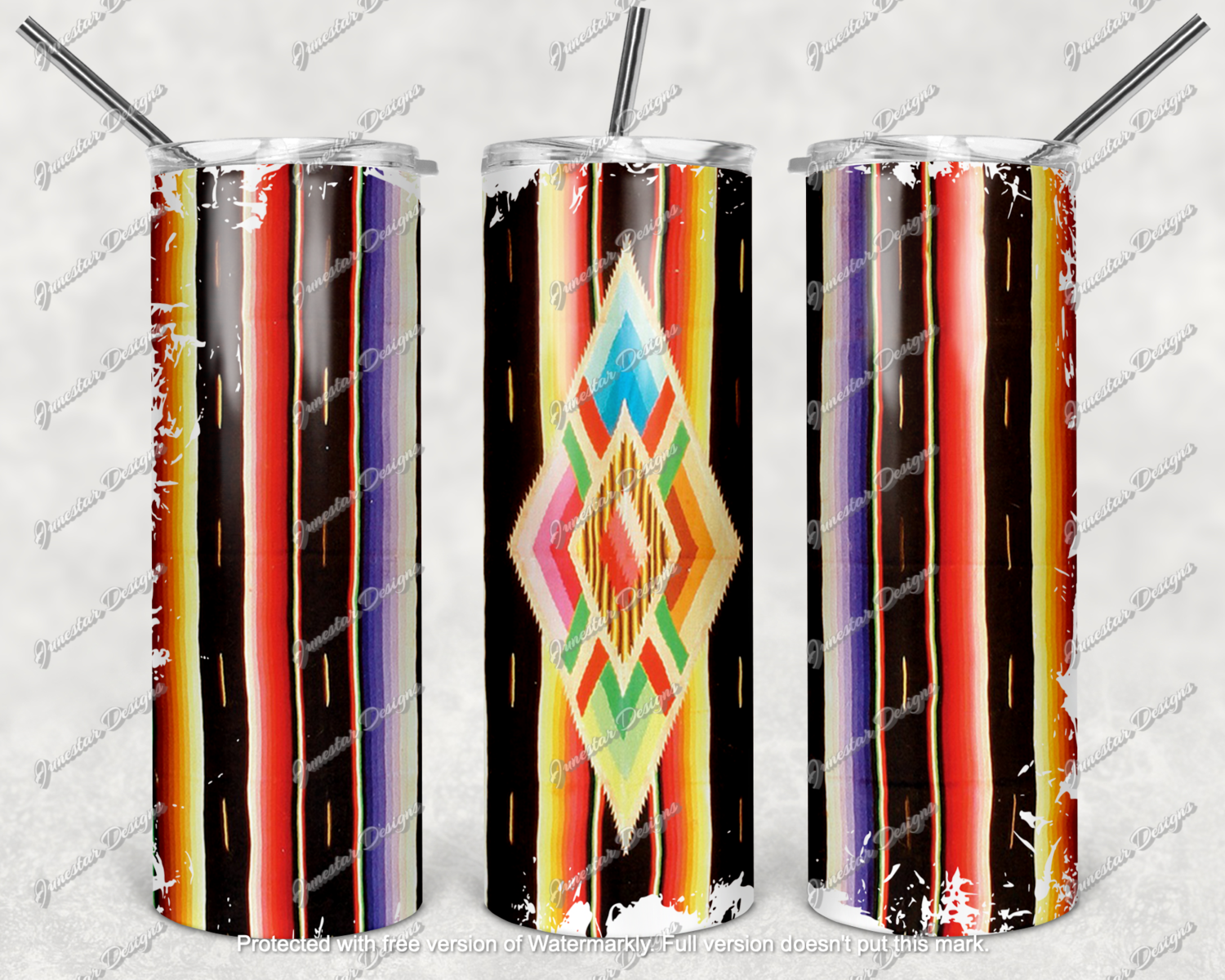 Aztec distressed transfer