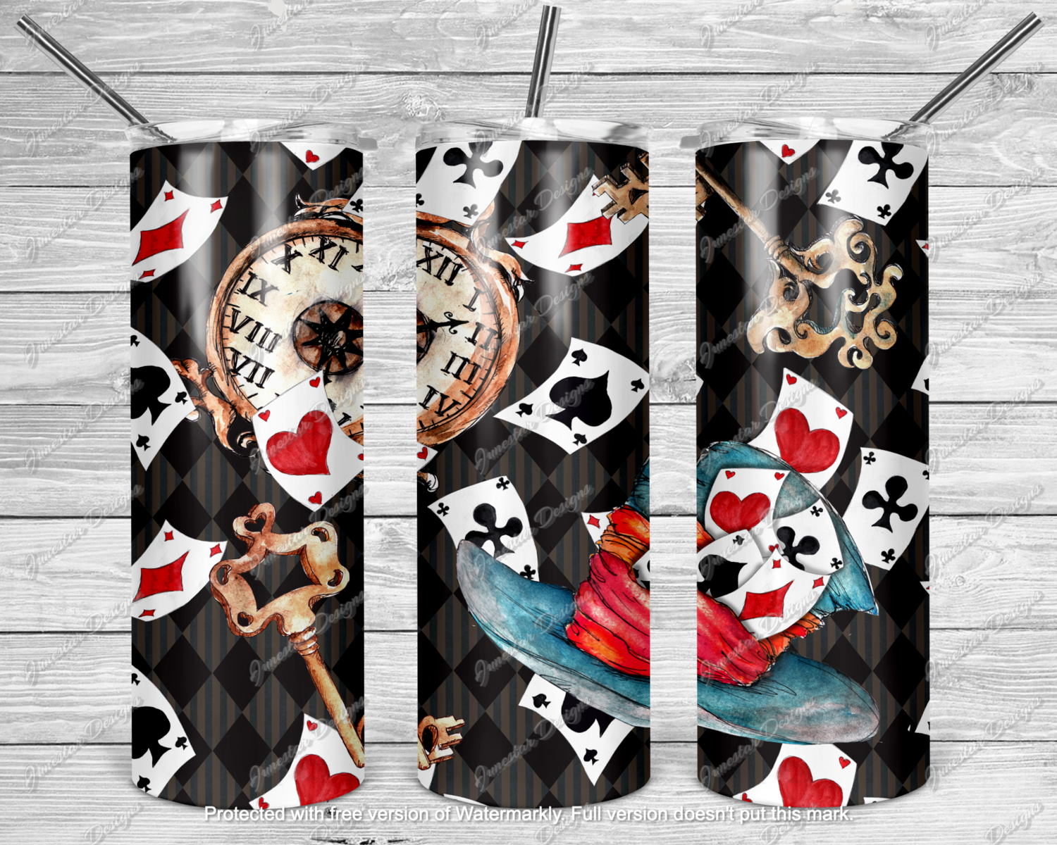 Alice and Wonderland (6 designs) transfers