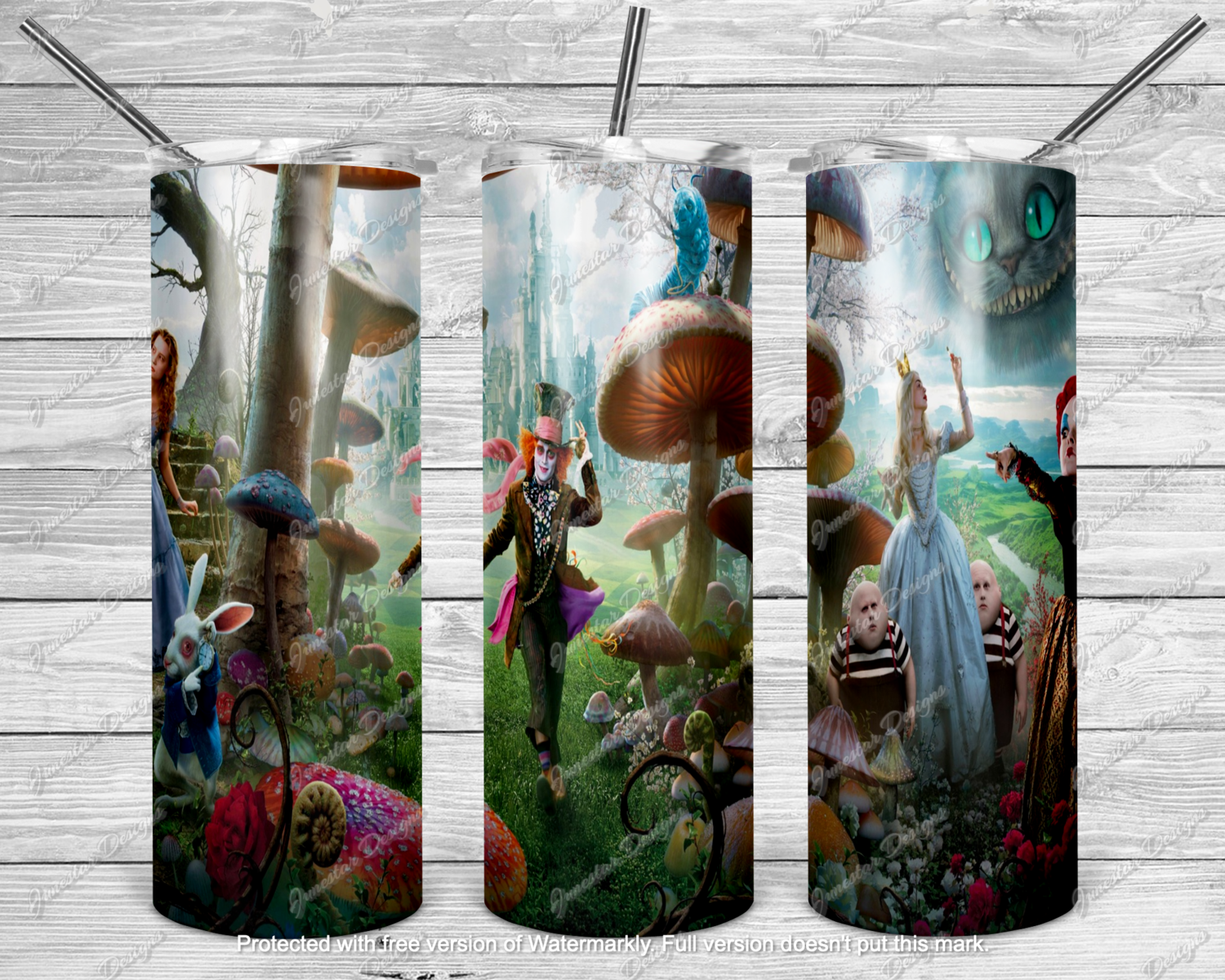 Alice and Wonderland (5 designs)
