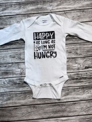 Infant- Happy as long as I&#39;m not hungry