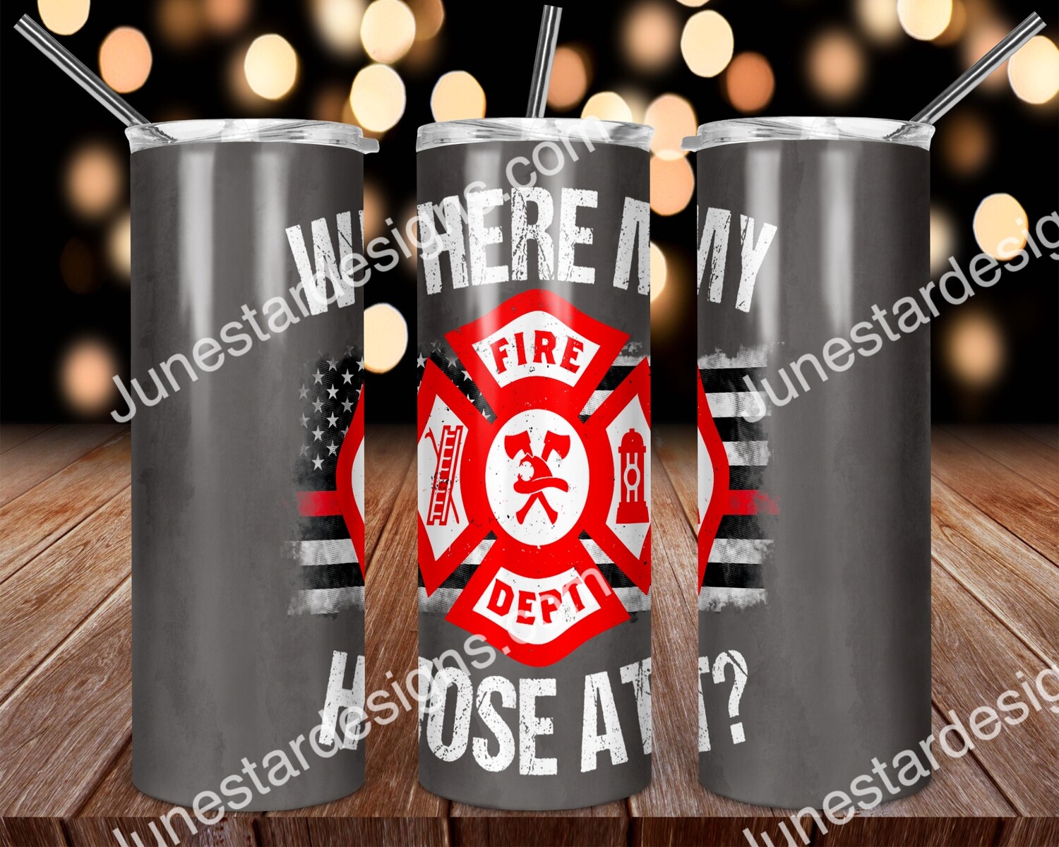 Firefighter- Where my hose at (2 colors) transfer