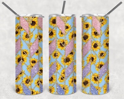 Sunflower Chevron Tangram (3 colors)