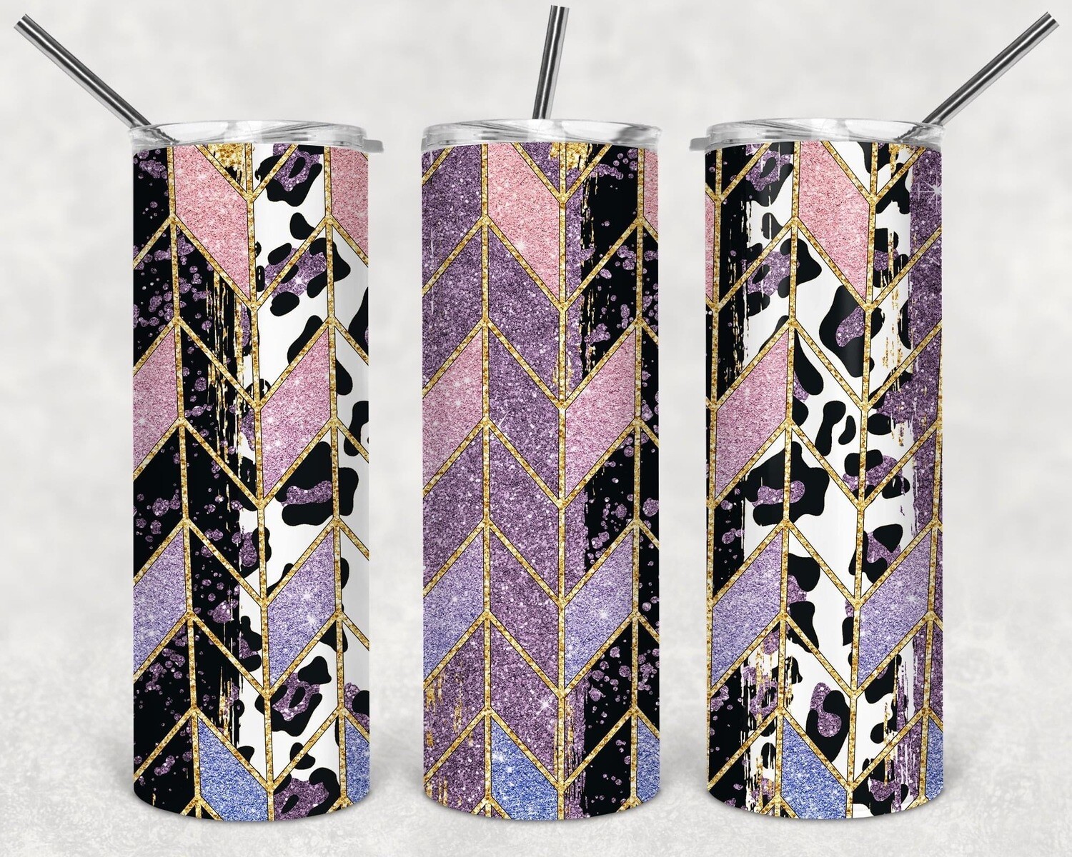 Chevron Tangram (6 colors)