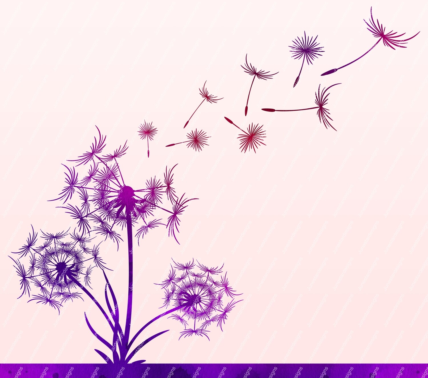 Watercolor Dandelion (3 designs)