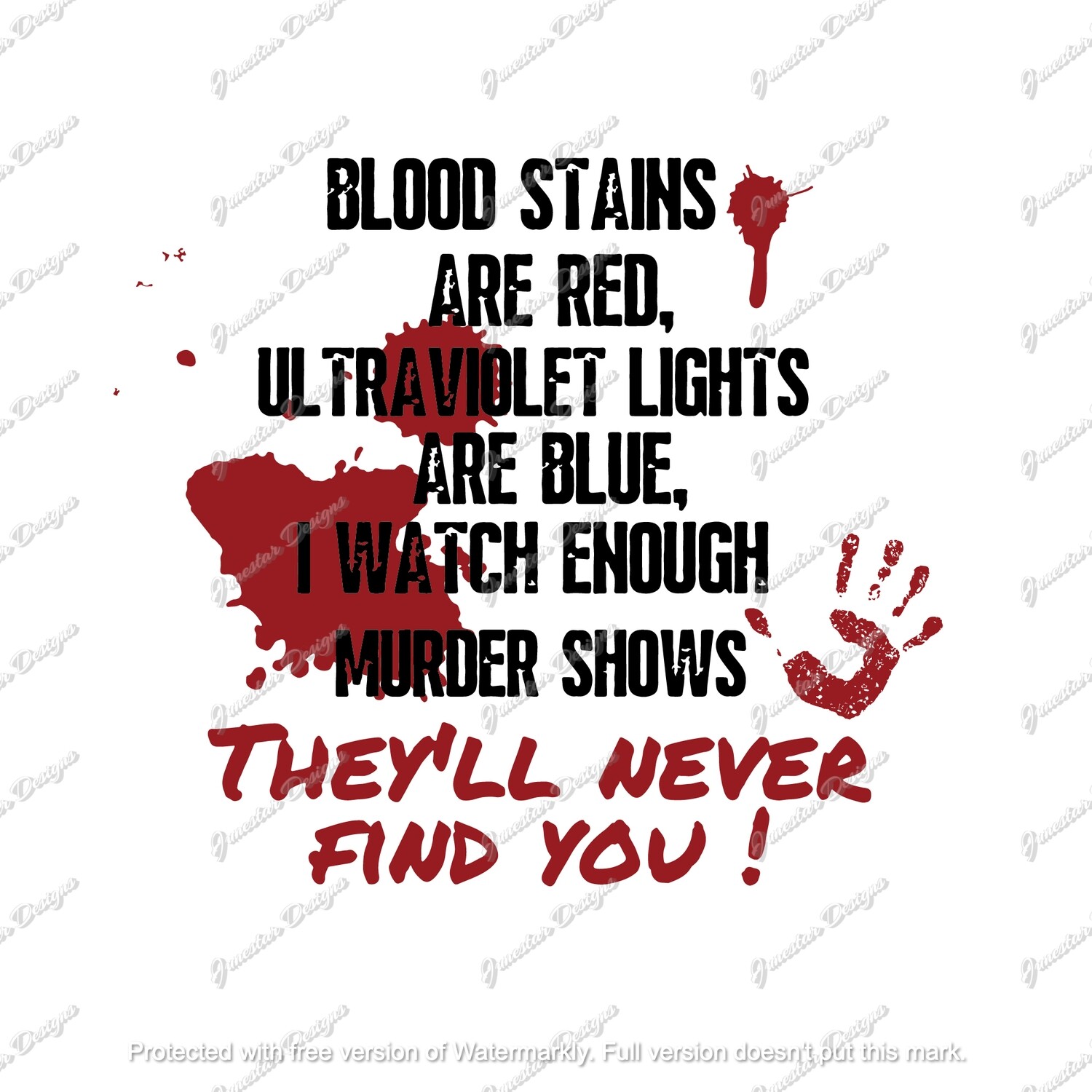 Blood stains