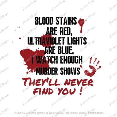 Blood stains