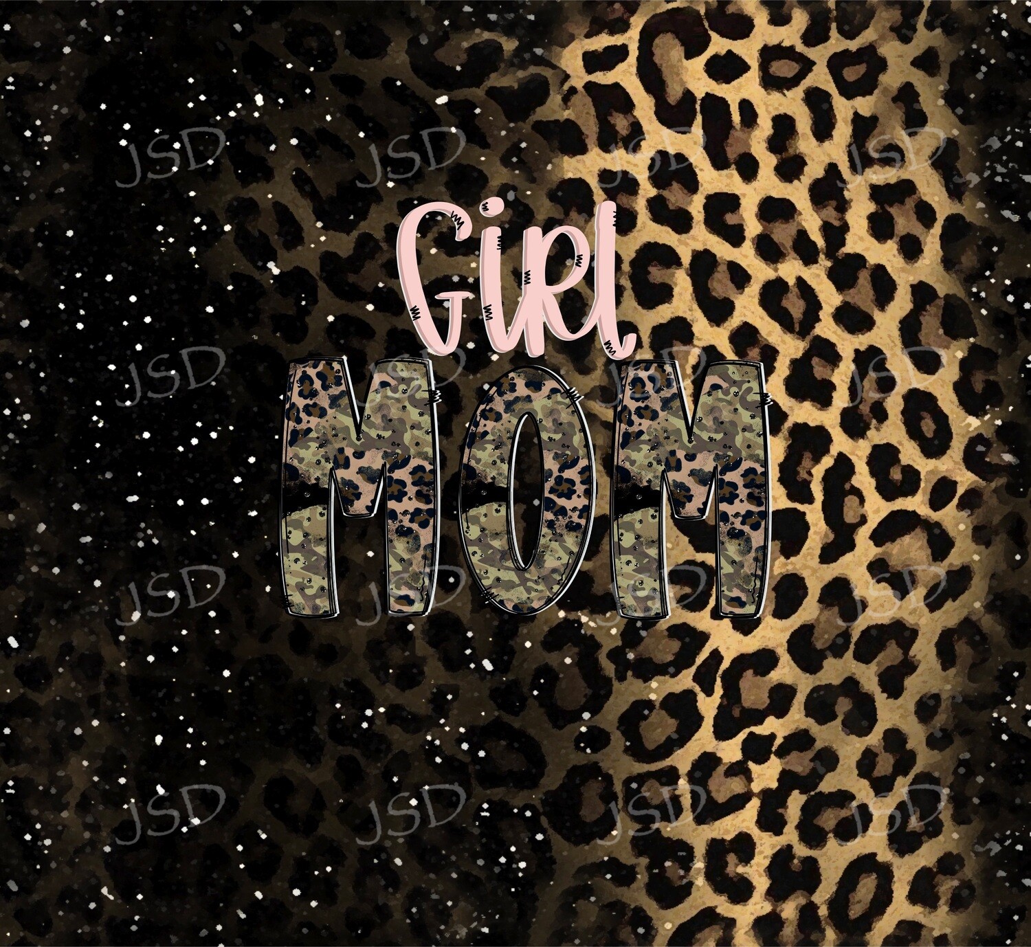 Girl mom leopard