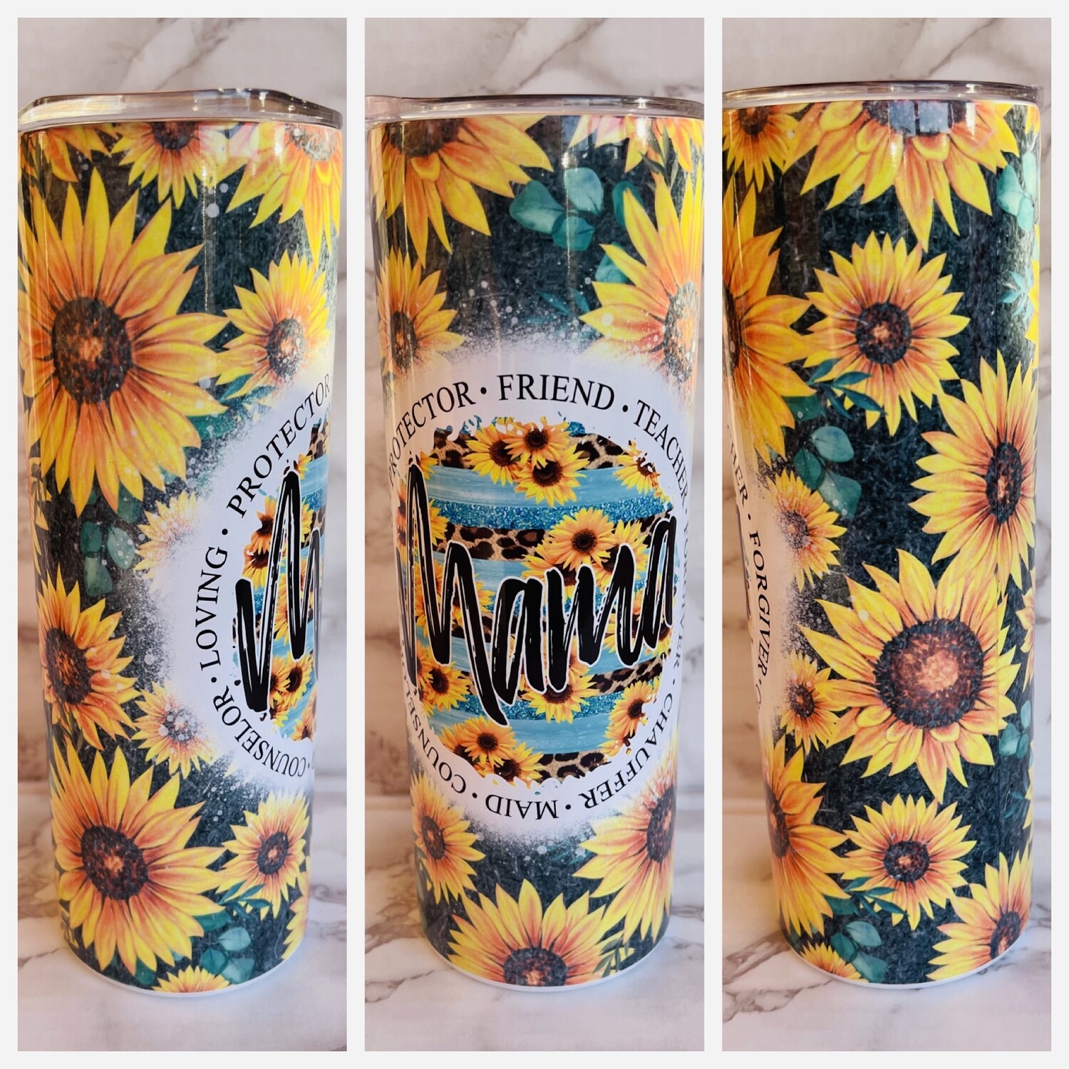 Sunflower mama tumbler
