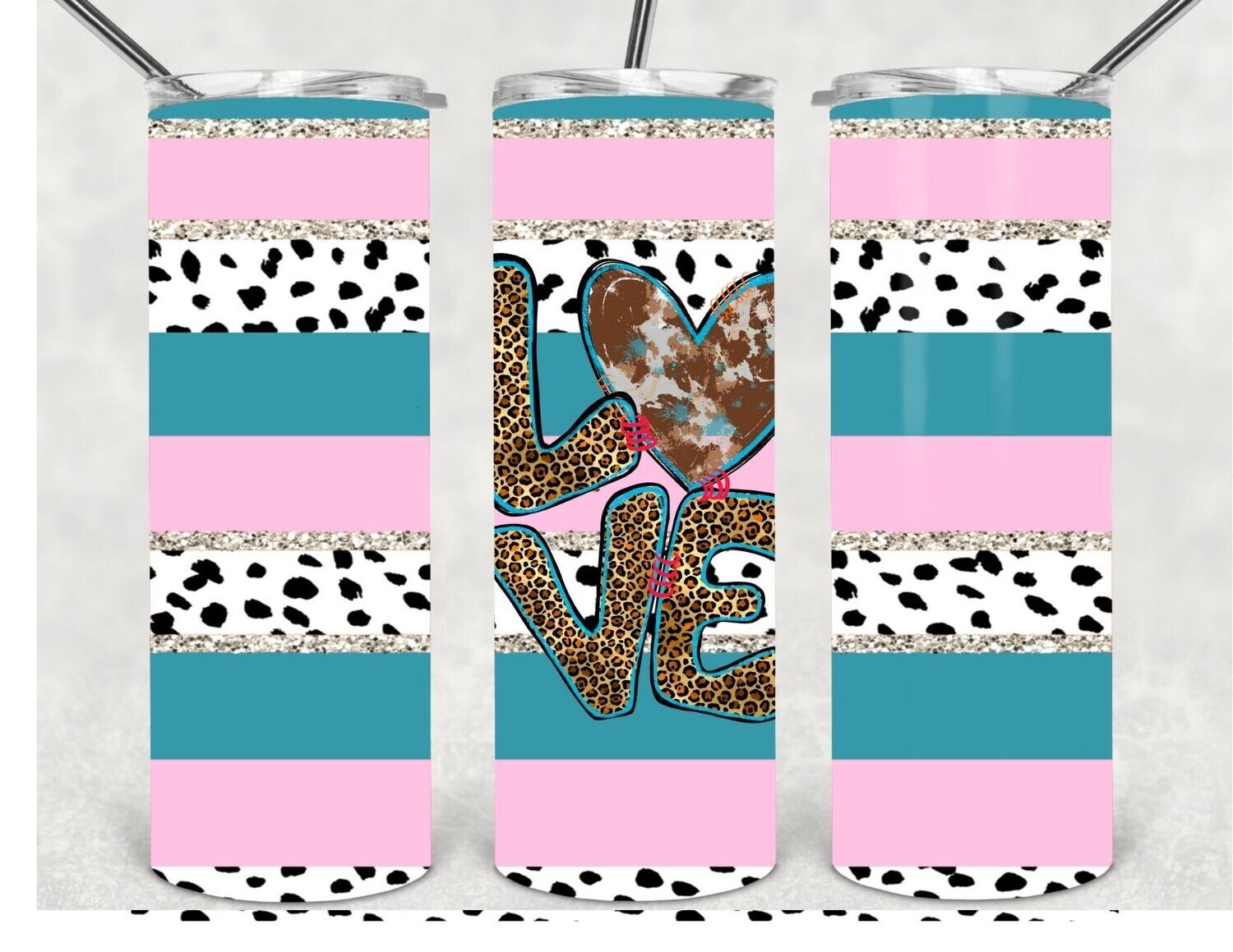 Leopard love tumbler