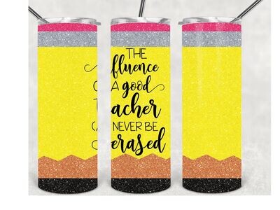 Teacher pencil tumbler