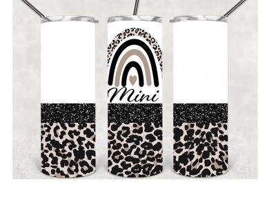 Leopard mini tumbler design