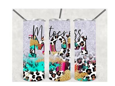 Motocross mom tumbler
