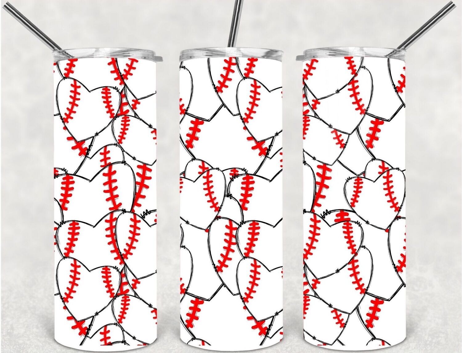 Baseball hearts