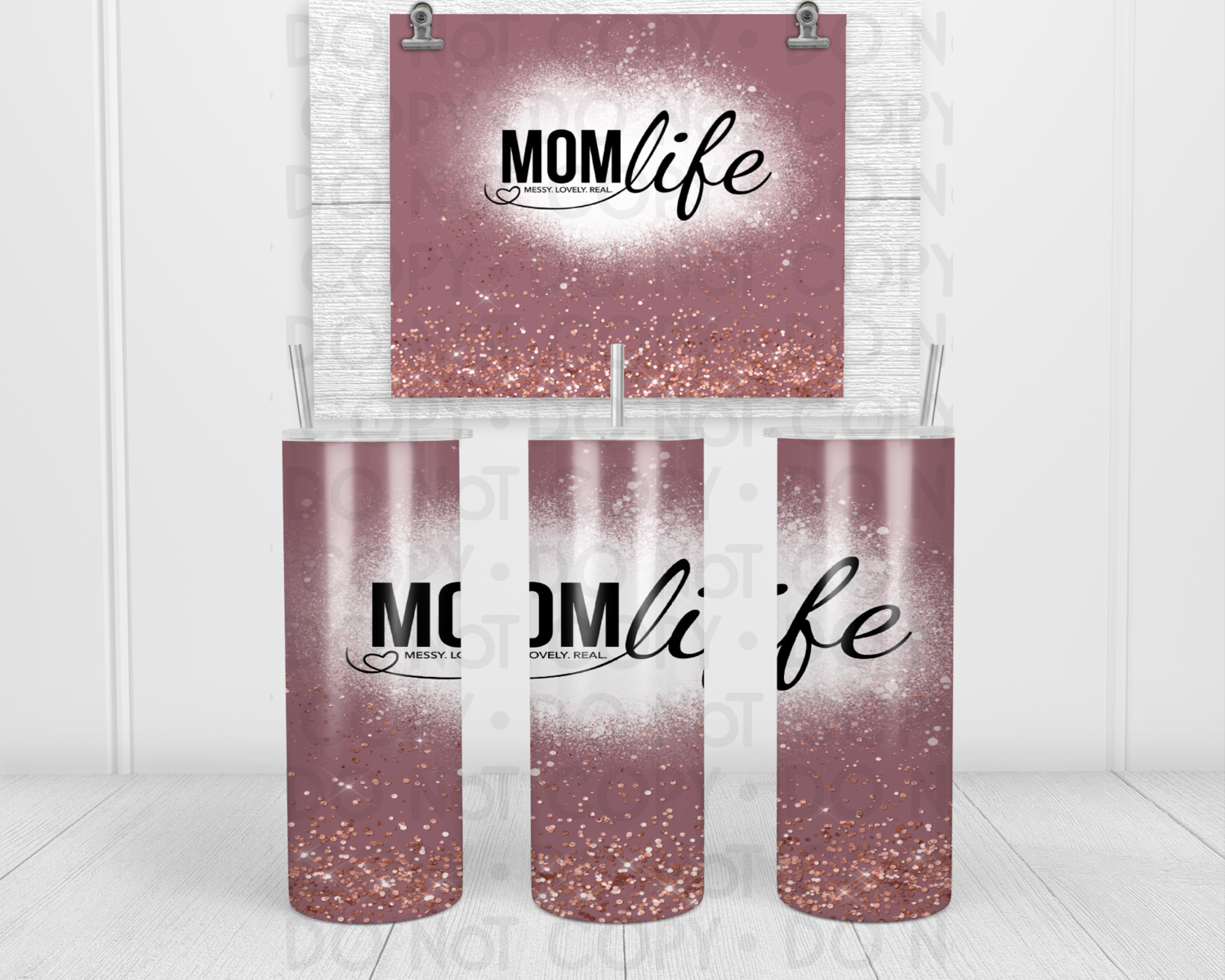 Mom life tumbler