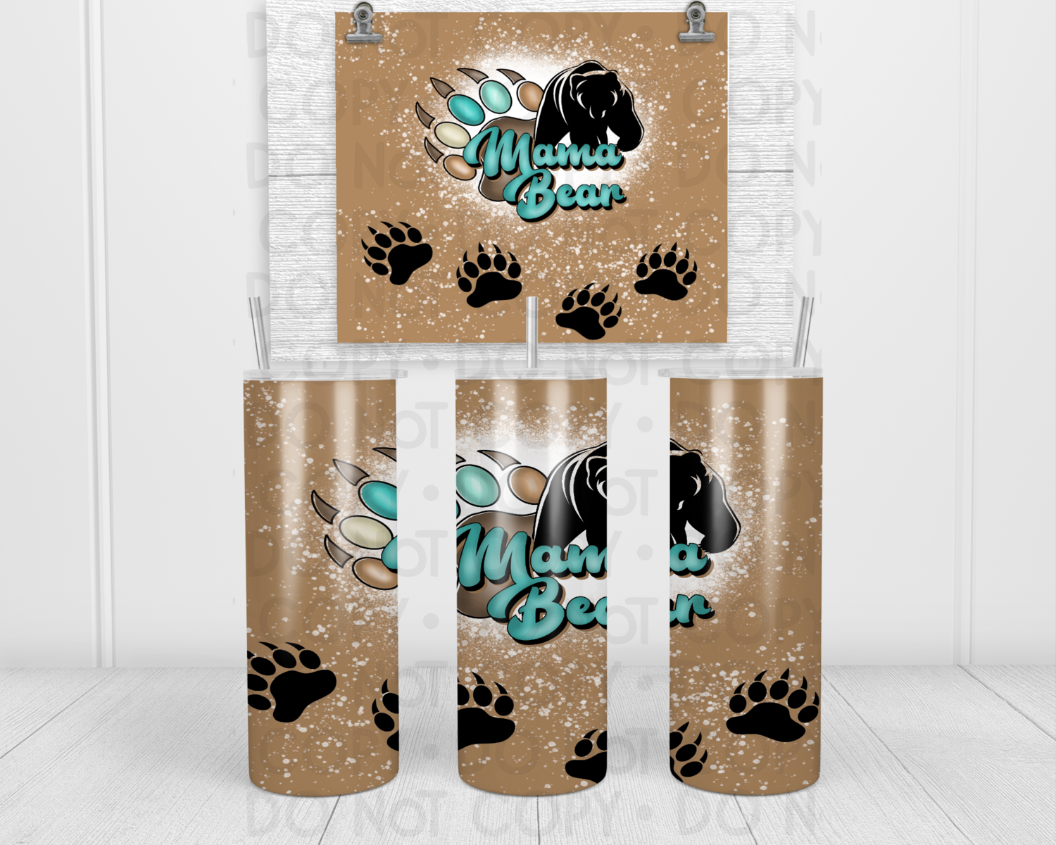 Mama bear 2 tumbler