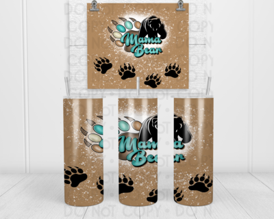 Mama bear 2 tumbler