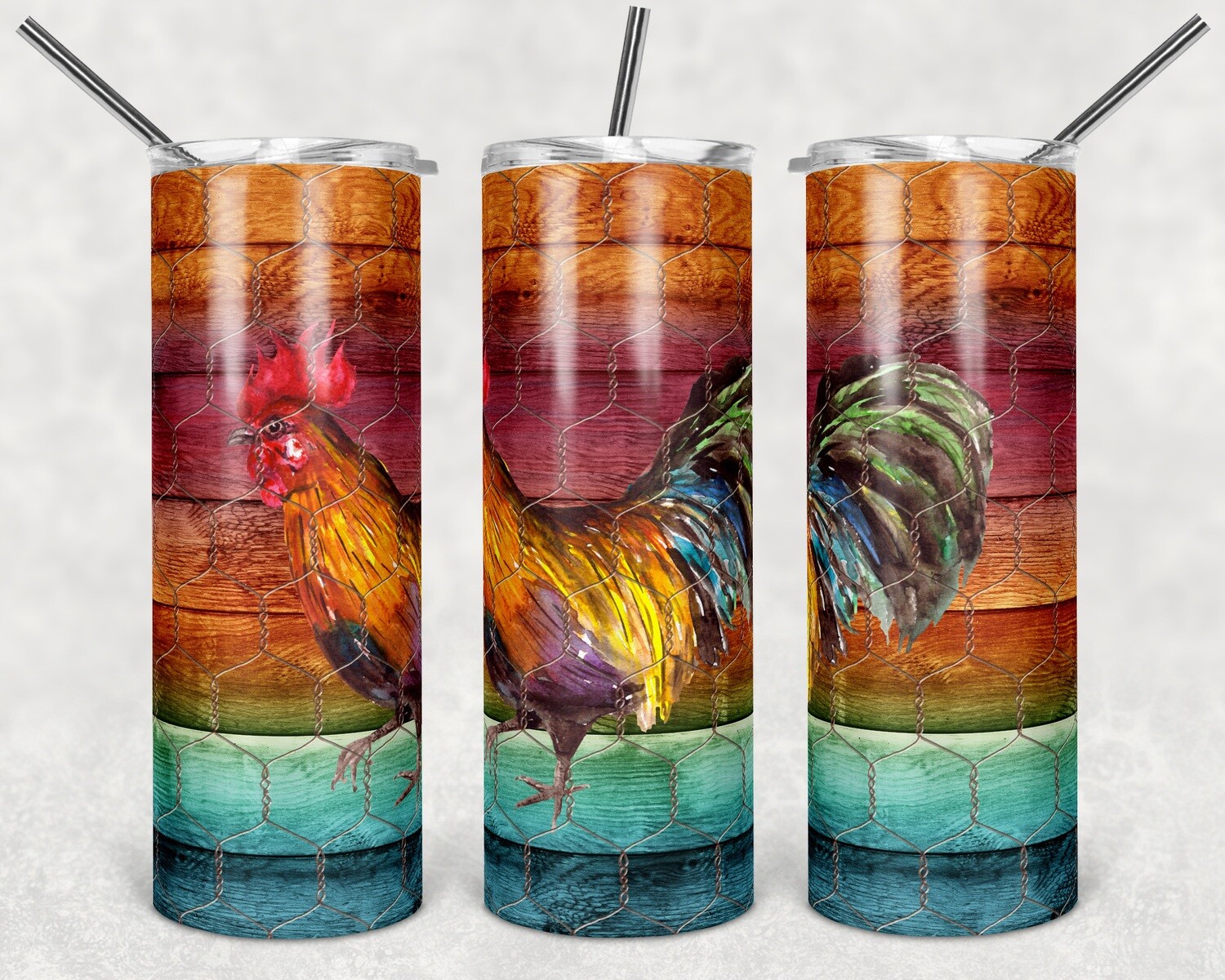 Rooster tumbler