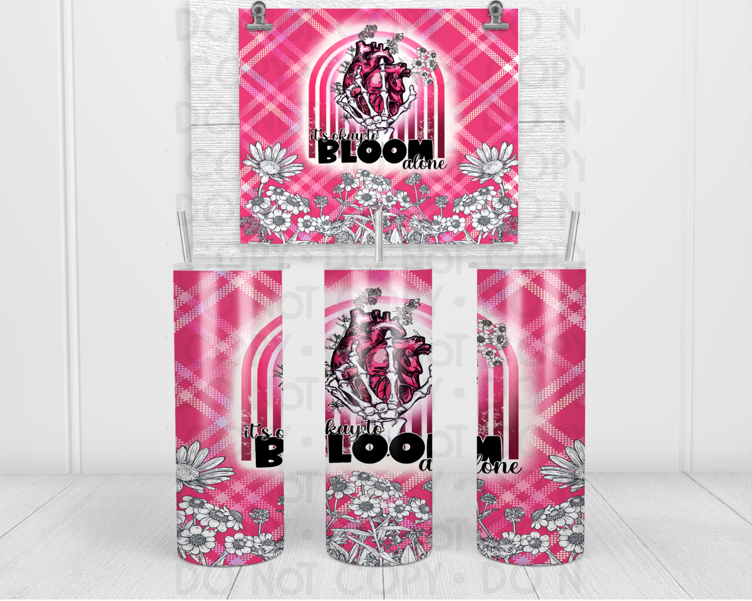 Bloom alone tumbler