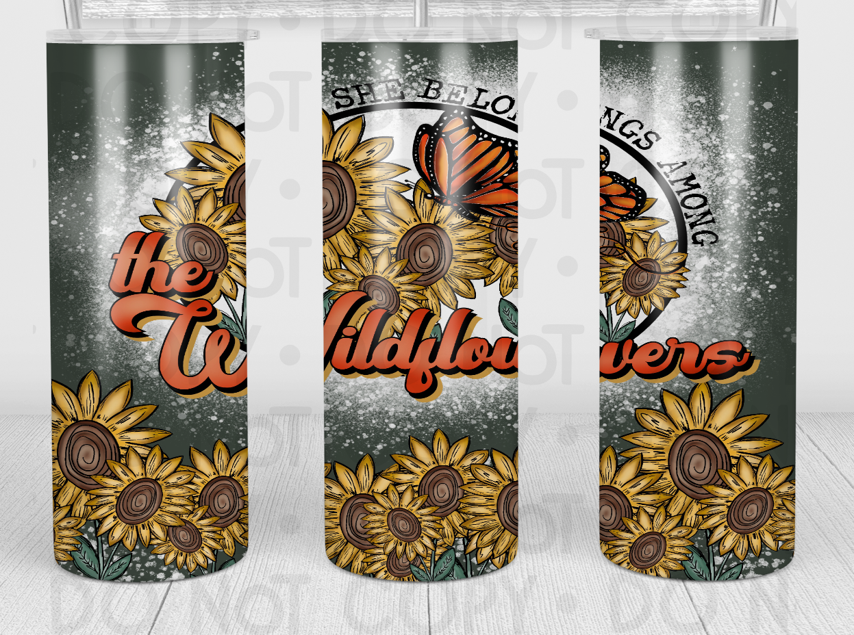Wildflowers tumbler