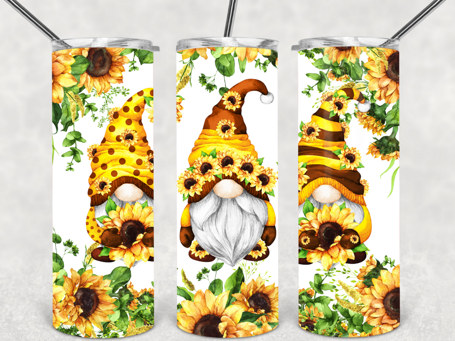 Sunflower gnome transfer