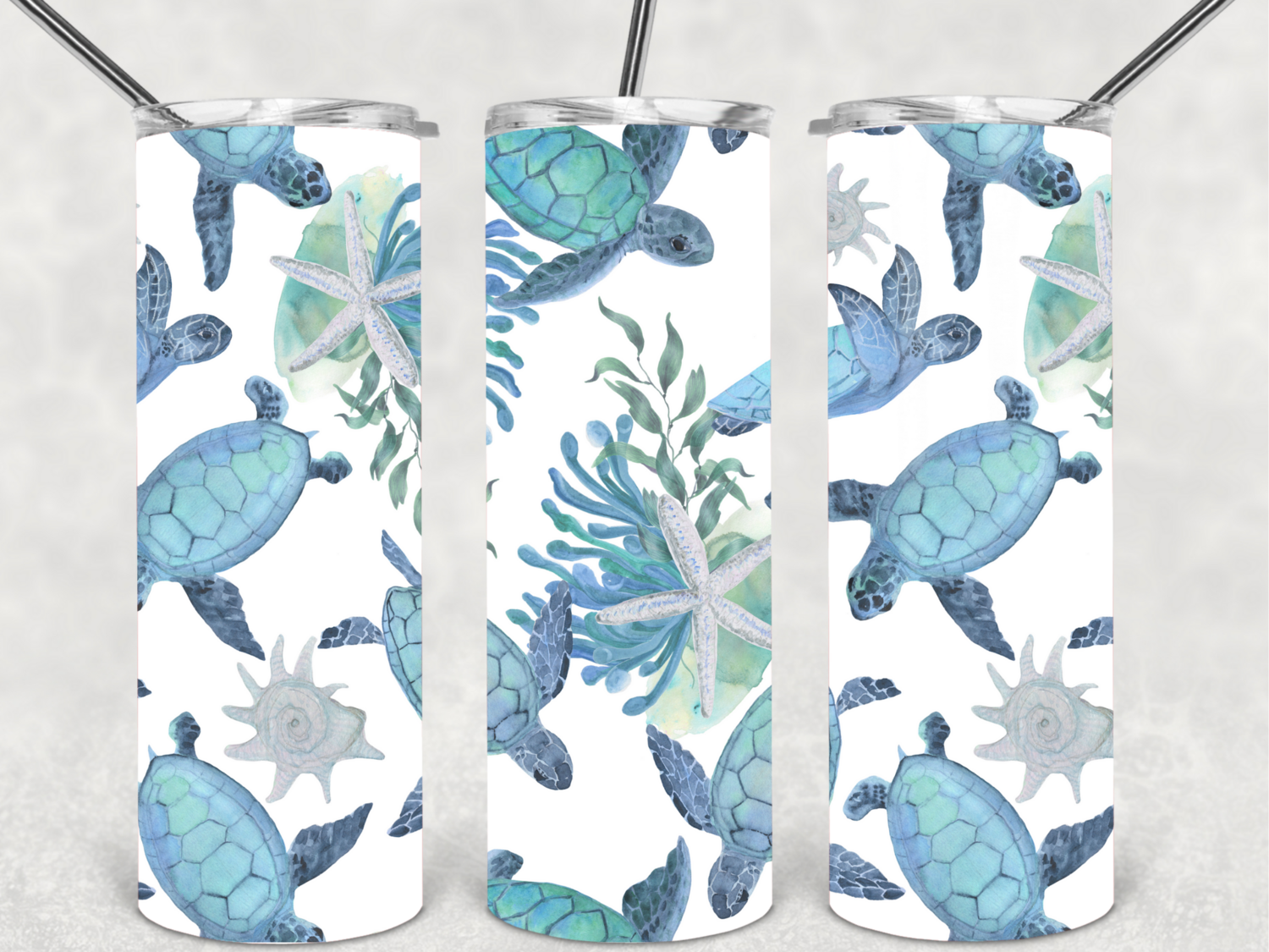 Sea turtles tumbler