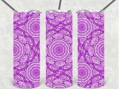 Purple cuss words Mandela tumbler