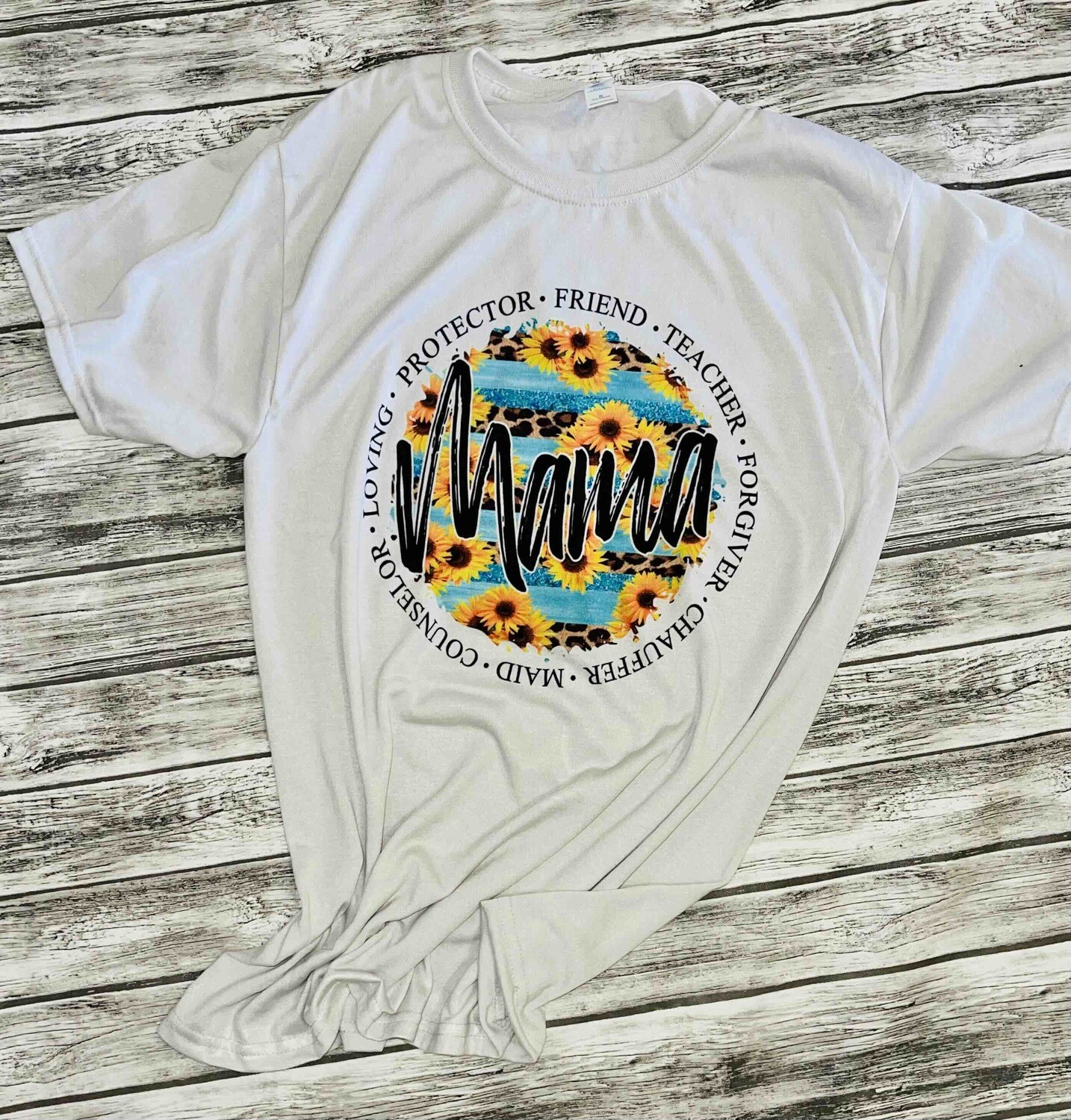 Mama sunflower shirt