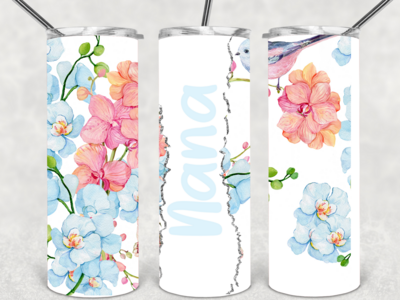 Floral nana tumbler