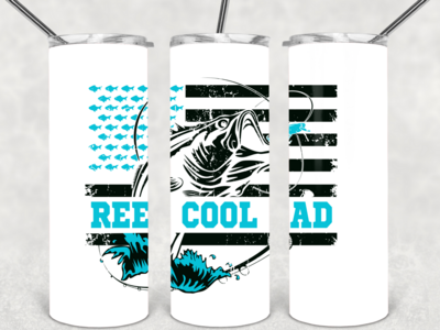 Reel cool dad tumbler