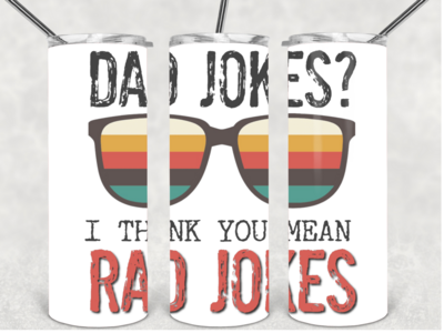 Dad jokes tumbler