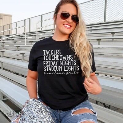 Tackles &amp; touchdowns football shirt