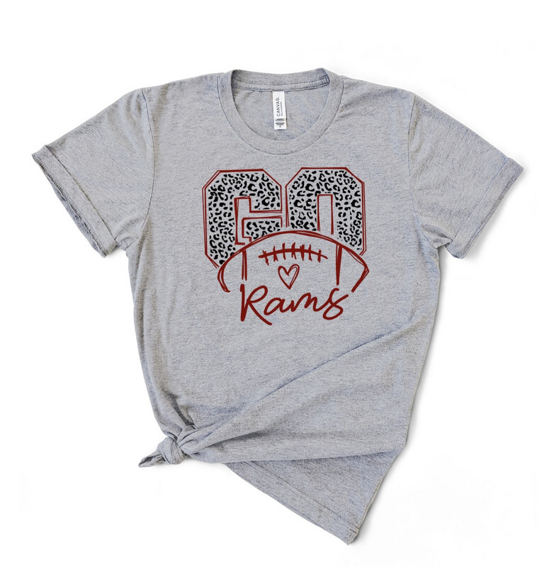 Go Rams (black Leopard) Shirt