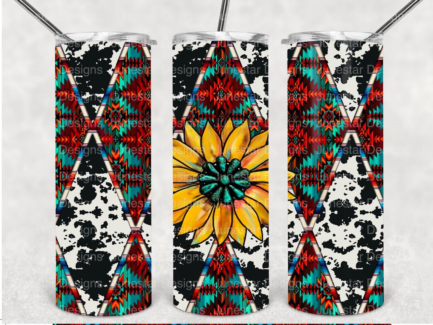 Western sunflower tumbler