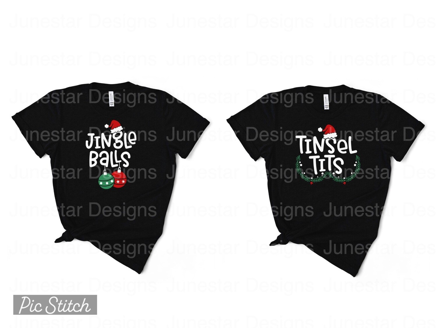 Jingle balls Tinsel tits shirt
