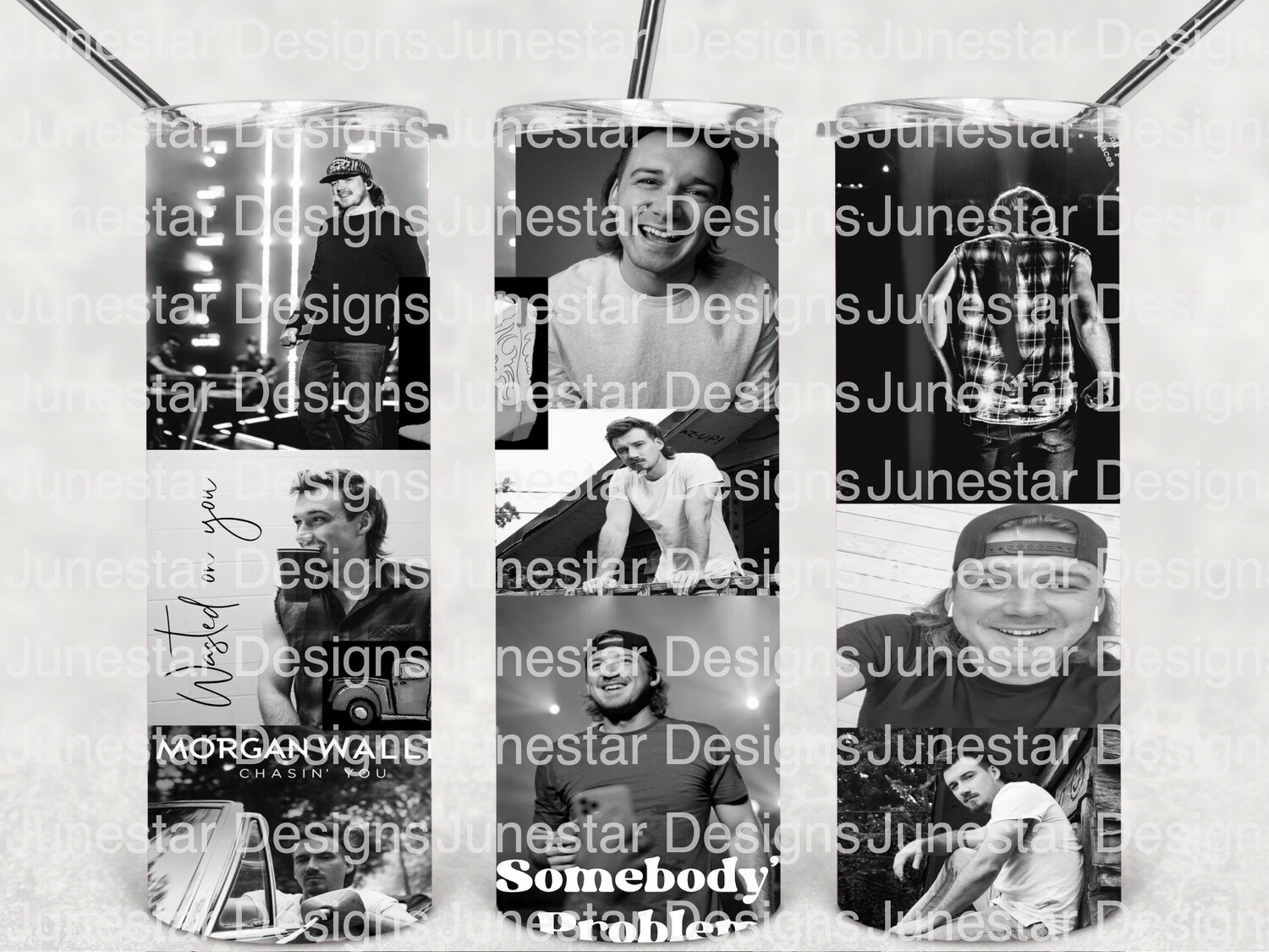 Country music singer tumbler