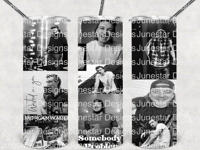 Country music singer tumbler