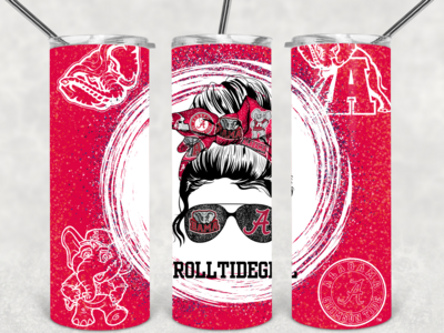 Alabama roll tide tumbler