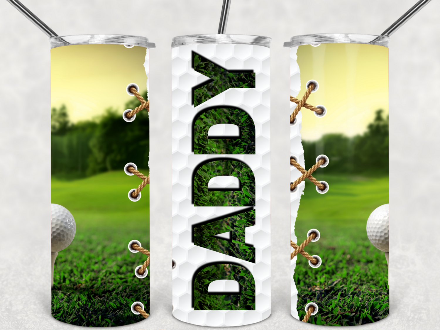 Golf dad tumbler