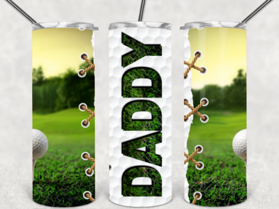 Golf dad tumbler
