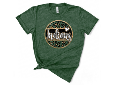 Catoosa Indians gold leopard shirt