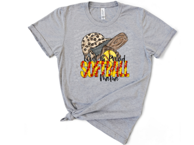 Loud and proud softball mama shirt